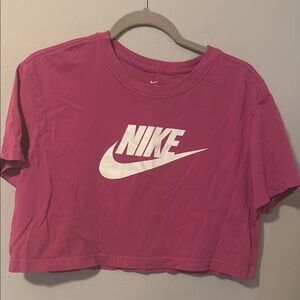 Nike Women's Pink Crop Top